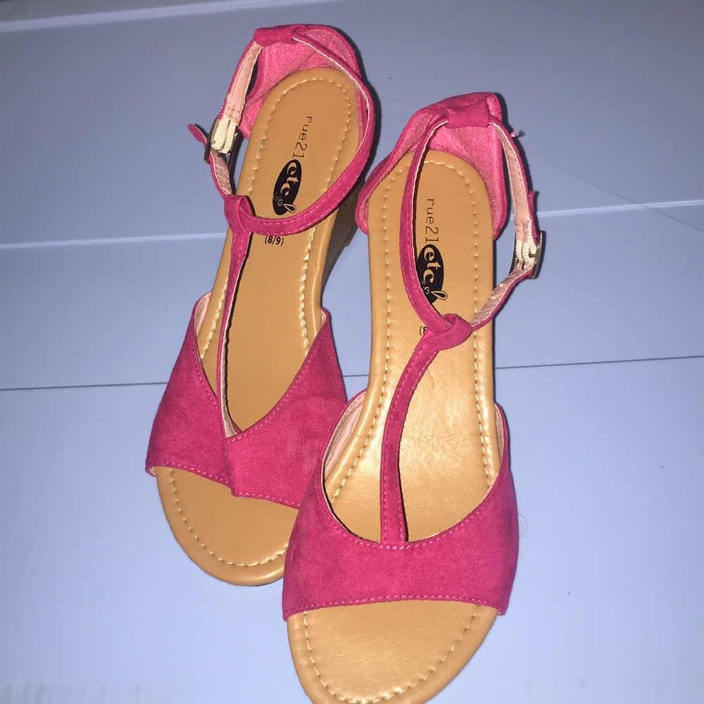 pink sandals